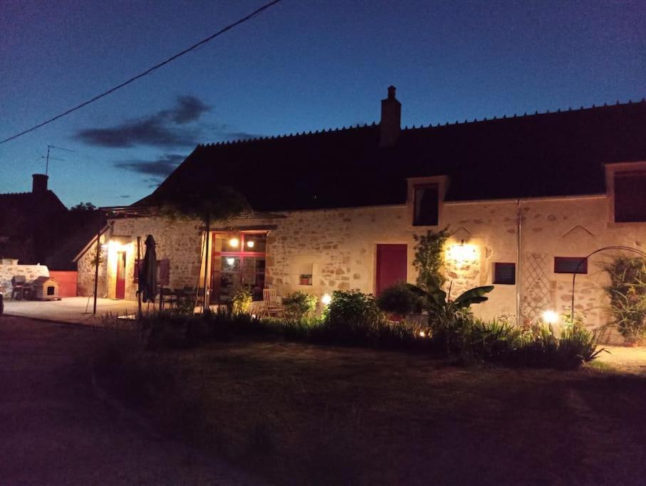 Villa Longere Berrichonne, Calme Absolu, 13 Personnes à Saint-Pierre-les-Etieux Extérieur photo